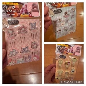 Cute Animal Food Fork Picks Set for bento box